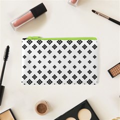 Concentric Plaid Cosmetic Bag (xs) by HermanTelo