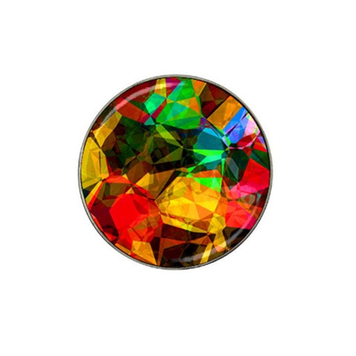 Color Abstract Polygon Hat Clip Ball Marker