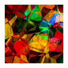 Color Abstract Polygon Medium Glasses Cloth (2 Sides) by HermanTelo