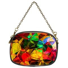 Color Abstract Polygon Chain Purse (one Side) by HermanTelo