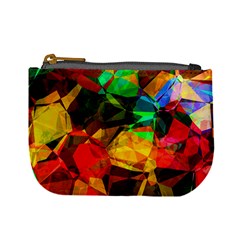 Color Abstract Polygon Mini Coin Purse by HermanTelo