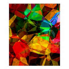 Color Abstract Polygon Shower Curtain 60  X 72  (medium) 