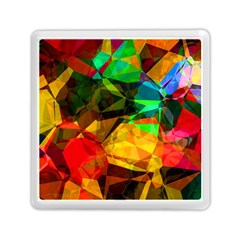 Color Abstract Polygon Memory Card Reader (square)