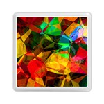 Color Abstract Polygon Memory Card Reader (Square) Front