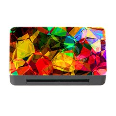 Color Abstract Polygon Memory Card Reader With Cf by HermanTelo