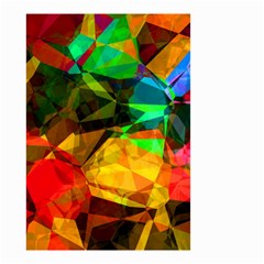 Color Abstract Polygon Small Garden Flag (two Sides) by HermanTelo