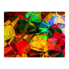 Color Abstract Polygon Double Sided Flano Blanket (mini)  by HermanTelo