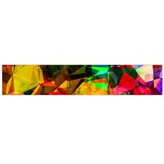 Color Abstract Polygon Large Flano Scarf 