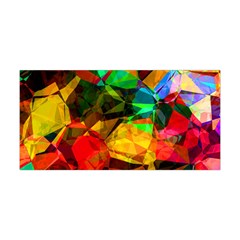 Color Abstract Polygon Yoga Headband by HermanTelo