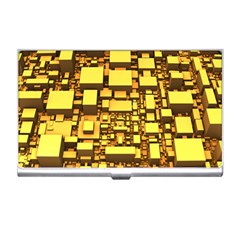 Cubes Grid Geometric 3d Square Business Card Holder