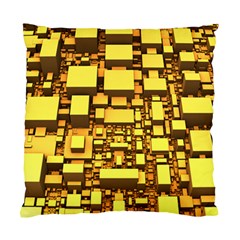 Cubes Grid Geometric 3d Square Standard Cushion Case (two Sides) by HermanTelo