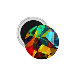 Color Abstract Polygon Background 1.75  Magnets