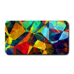 Color Abstract Polygon Background Medium Bar Mats