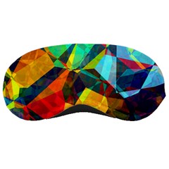 Color Abstract Polygon Background Sleeping Mask