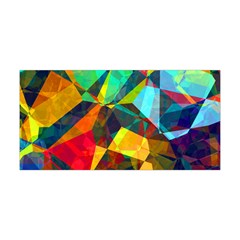 Color Abstract Polygon Background Yoga Headband