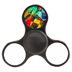 Color Abstract Polygon Background Finger Spinner