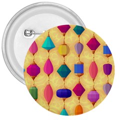 Colorful Background Stones Jewels 3  Buttons by HermanTelo