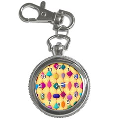 Colorful Background Stones Jewels Key Chain Watches by HermanTelo