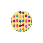 Colorful Background Stones Jewels Golf Ball Marker (4 pack) Front