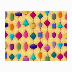 Colorful Background Stones Jewels Small Glasses Cloth (2 Sides)