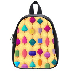 Colorful Background Stones Jewels School Bag (small)