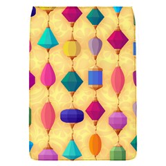 Colorful Background Stones Jewels Removable Flap Cover (s)