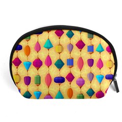 Colorful Background Stones Jewels Accessory Pouch (large)