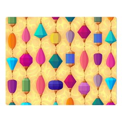 Colorful Background Stones Jewels Double Sided Flano Blanket (large) 