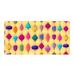 Colorful Background Stones Jewels Satin Wrap