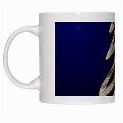 Christmas Tree Grey Blue White Mugs