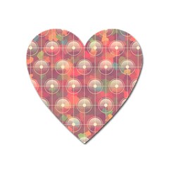 Colorful Background Abstract Heart Magnet by HermanTelo