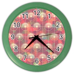 Colorful Background Abstract Color Wall Clock