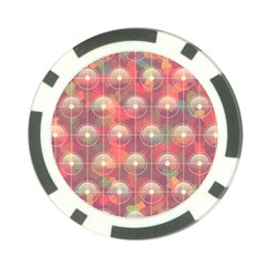 Colorful Background Abstract Poker Chip Card Guard