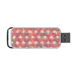 Colorful Background Abstract Portable Usb Flash (one Side)