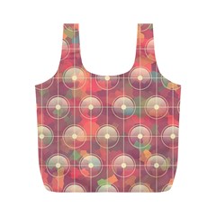 Colorful Background Abstract Full Print Recycle Bag (m)