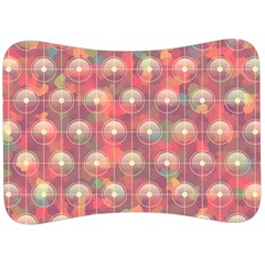 Colorful Background Abstract Velour Seat Head Rest Cushion by HermanTelo