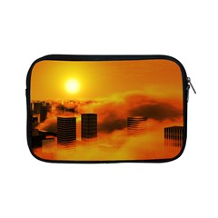 City Sun Clouds Smog Sky Yellow Apple Ipad Mini Zipper Cases