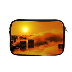 City Sun Clouds Smog Sky Yellow Apple Macbook Pro 13  Zipper Case