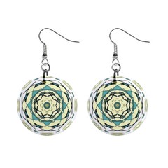 Circle Vector Background Abstract Mini Button Earrings by HermanTelo