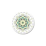 Circle Vector Background Abstract Golf Ball Marker Front