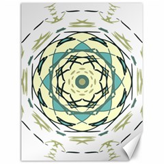 Circle Vector Background Abstract Canvas 12  X 16 