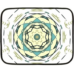 Circle Vector Background Abstract Double Sided Fleece Blanket (mini) 