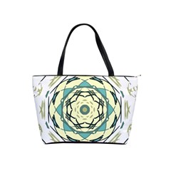 Circle Vector Background Abstract Classic Shoulder Handbag