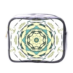 Circle Vector Background Abstract Mini Toiletries Bag (one Side) by HermanTelo