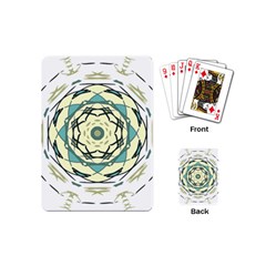 Circle Vector Background Abstract Playing Cards (mini)