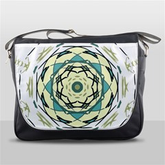 Circle Vector Background Abstract Messenger Bag