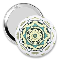 Circle Vector Background Abstract 3  Handbag Mirrors