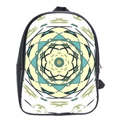 Circle Vector Background Abstract School Bag (xl)