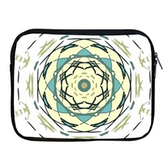 Circle Vector Background Abstract Apple Ipad 2/3/4 Zipper Cases