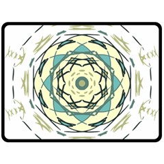 Circle Vector Background Abstract Double Sided Fleece Blanket (large) 